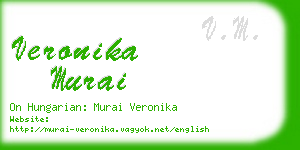 veronika murai business card